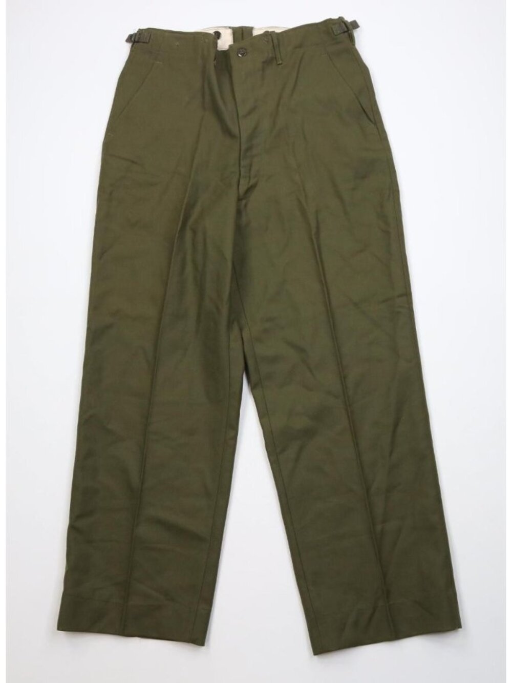 Deadstock Unissued Vtg 50s Korean War Mens Medium Wool M1951 Wide Leg Pants USA